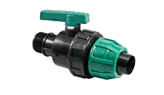 Rural Ball Valve Male - Coupling